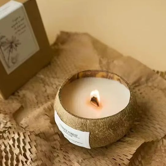 Candle Making Fragrance Oils - Doğal Hindistan Cevizi Kabuğu Kokulu Mum,