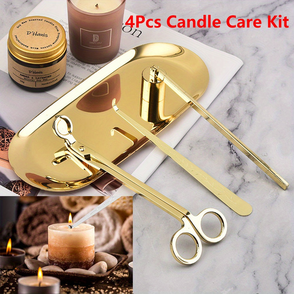 Candle Making Items - 4 adet/takım Lüks Mum Bakım Seti