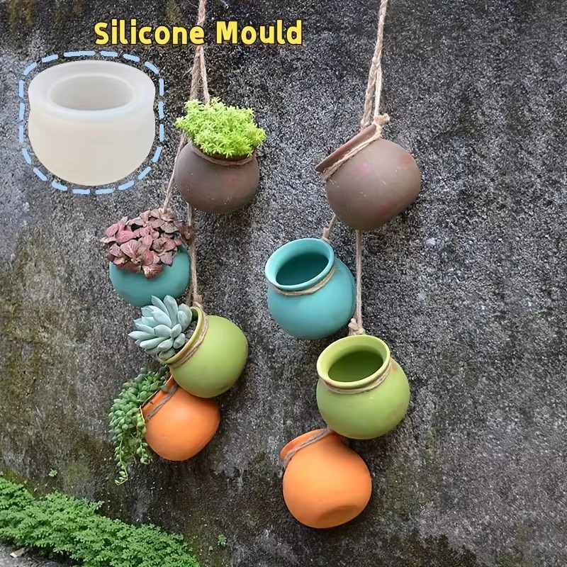 Candle Making Items - Silikon Saksı Kalıpları, Reçine Kalıpları, Epoksi