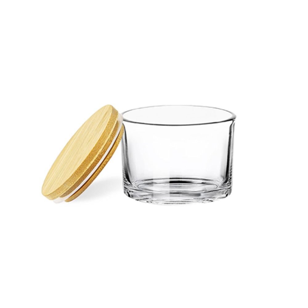 Candle Making Glass Jars - Şeffaf Cam Mum Kavanozları Küçük Geniş