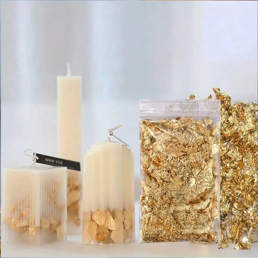 Candle Making Glass Jars - Mum Altın Folyo INS Mum Kalıpları