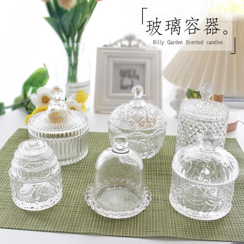 Candle Making Glass Jars - Fransız cam aromatik mum Diy mum