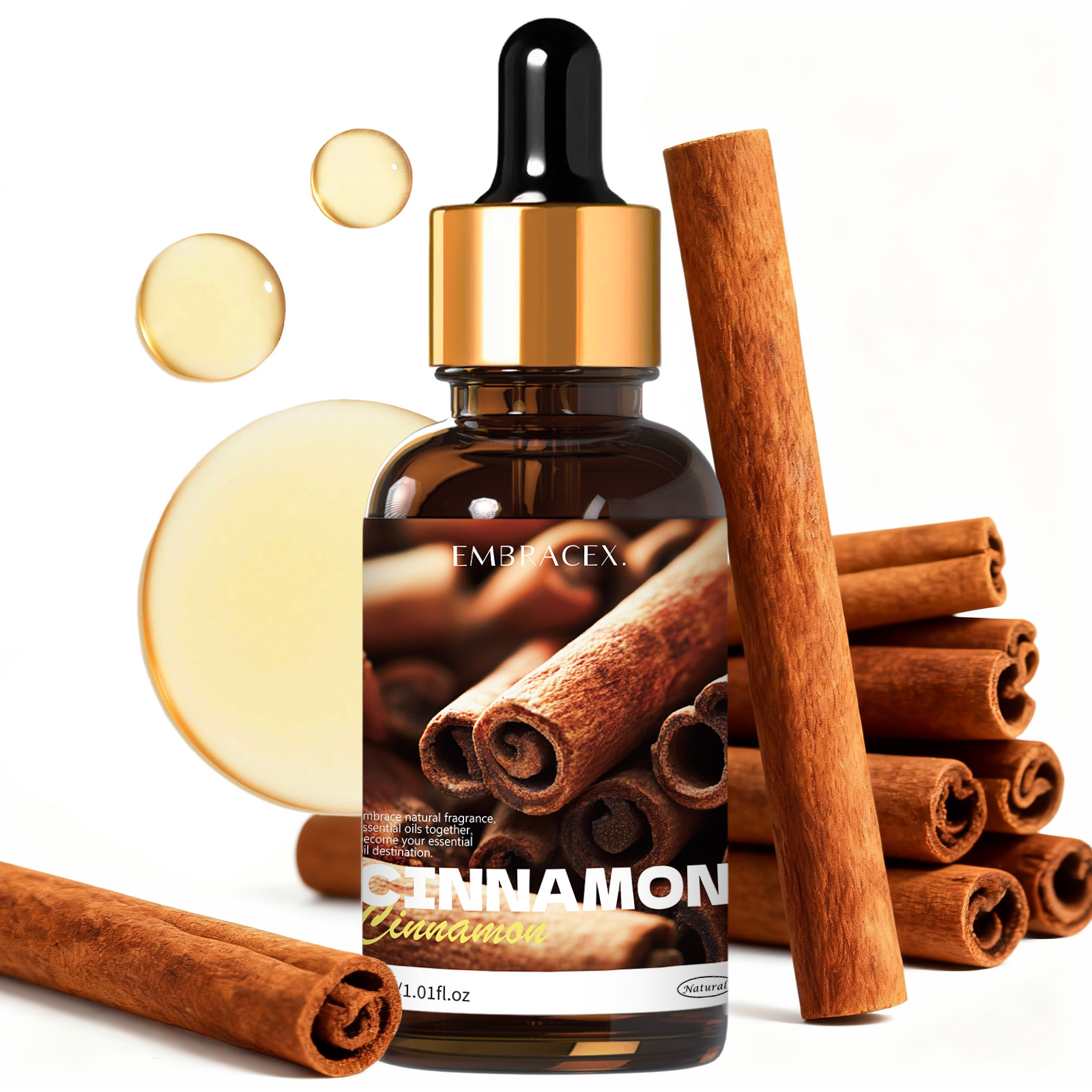 Candle Making Fragrance Oils - 30ml Tarçın Saf Bitki Esansiyel Yağı,