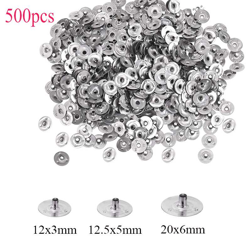Candle Making Accessories - 500 Parça Mum Fitili Metal Sürdürülebilir