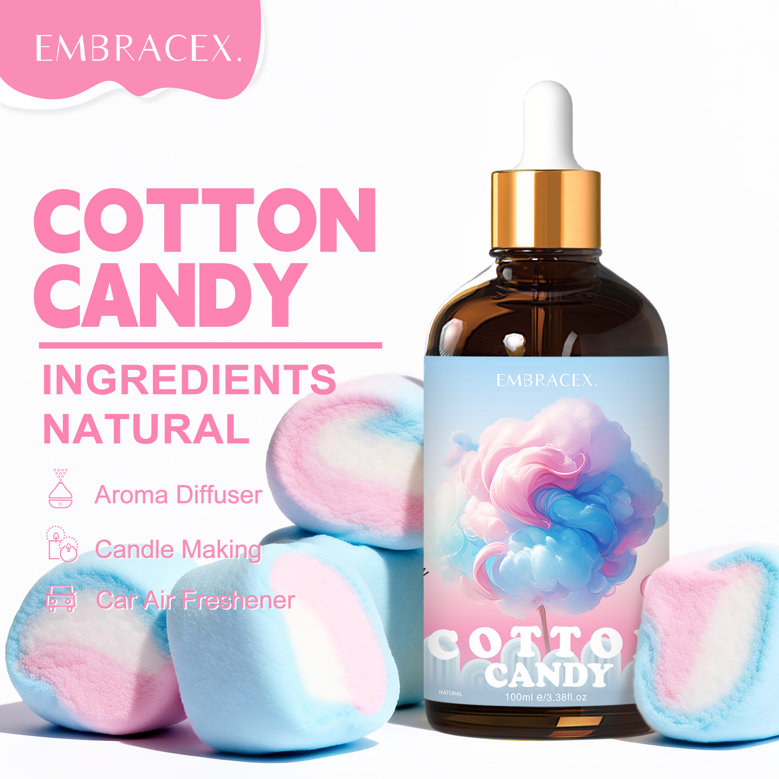 100ml Pamuk Şeker Esansiyel Ya - Candle Making Fragrance Oils incelemesi ve fiyatı
