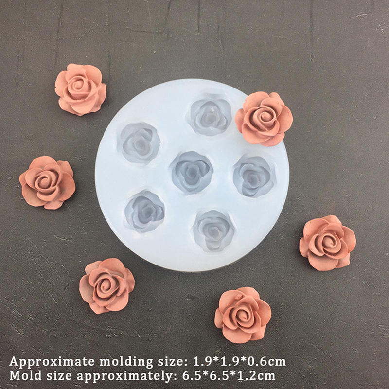 3D gül çiçek şekli yaprak sili - Candle Making Items incelemesi ve fiyatı