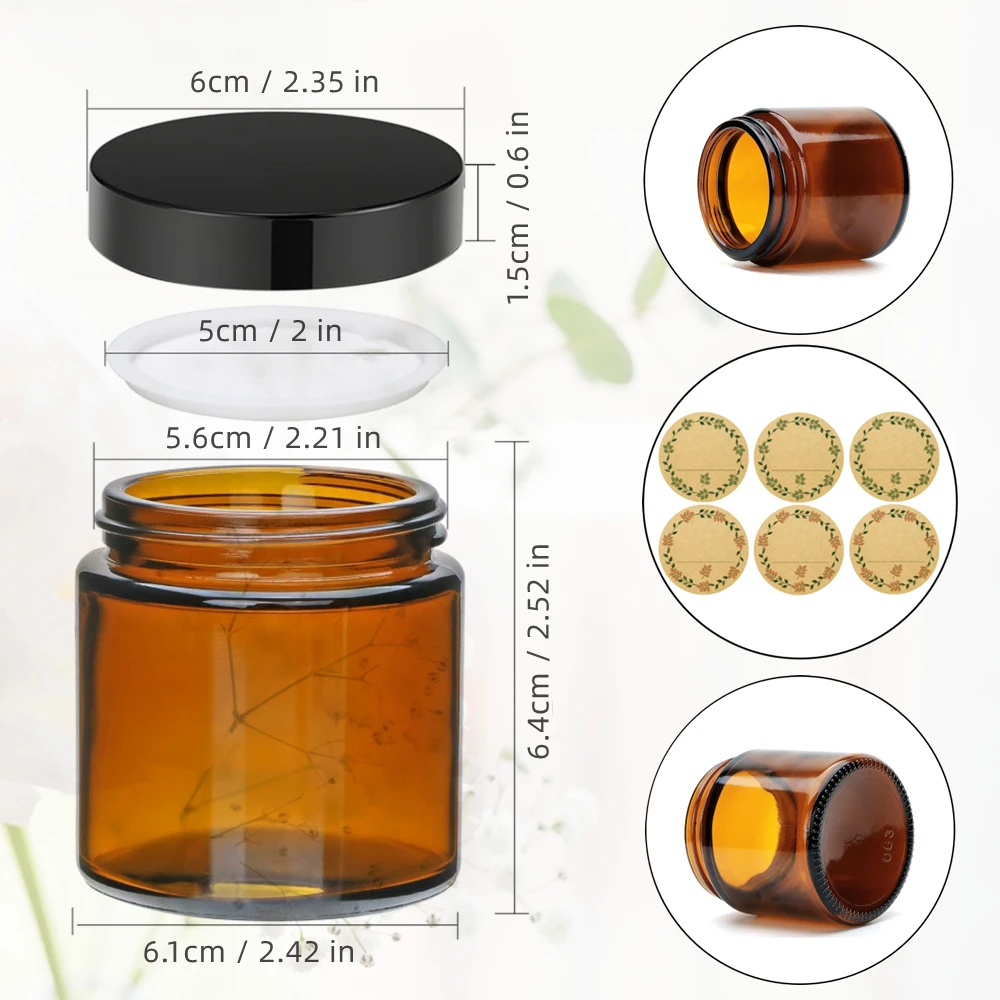 Cam Mum Kavanozları, 4oz Amber - Candle Making Glass Jars incelemesi ve fiyatı