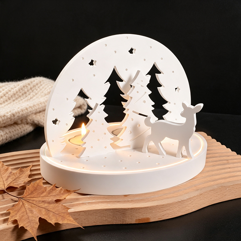 Noel Geyiği Tealight Mumluk Si - Candle Making Items incelemesi ve fiyatı