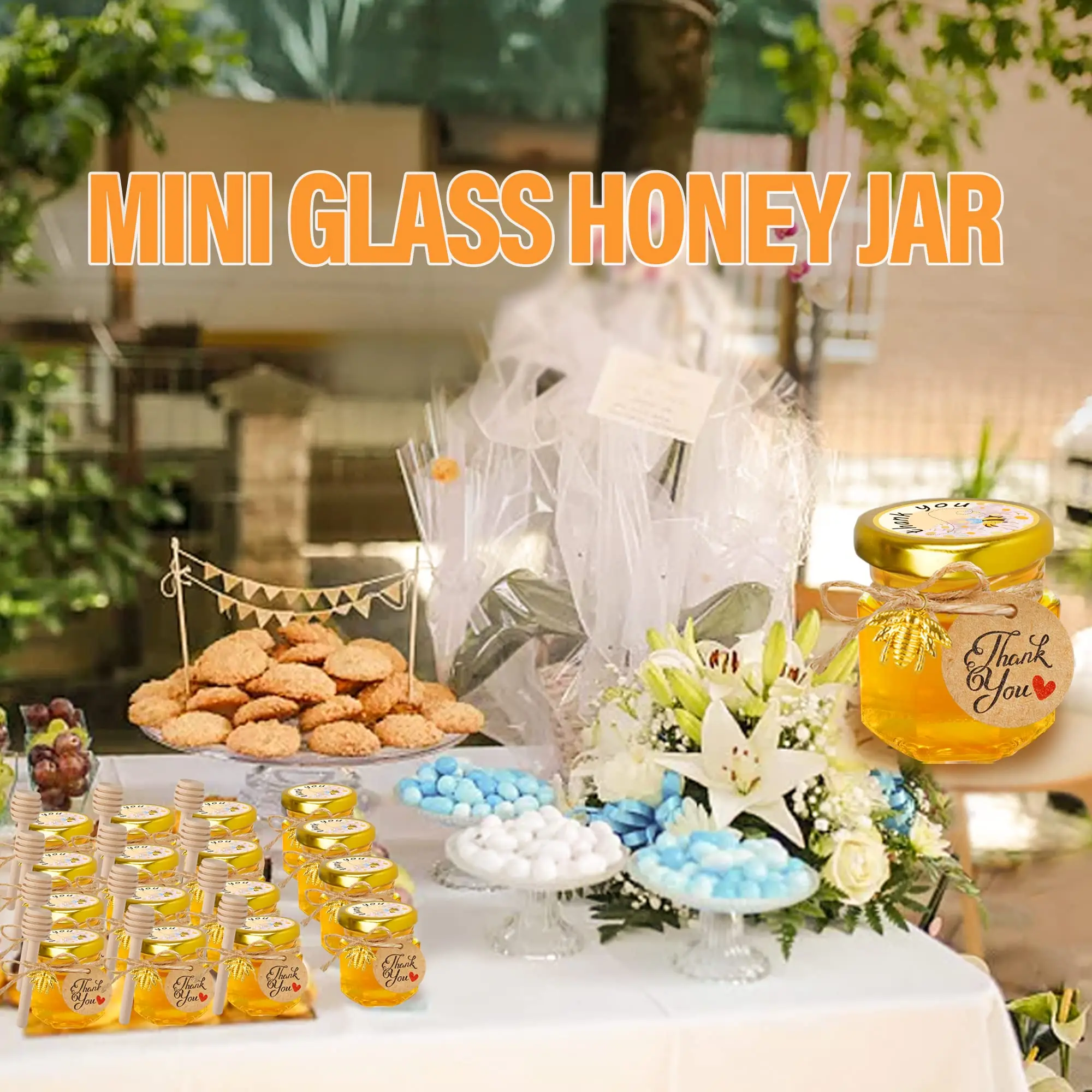 1.5Oz Altıgen Mini Cam Bal Kav - Candle Making Glass Jars incelemesi ve fiyatı