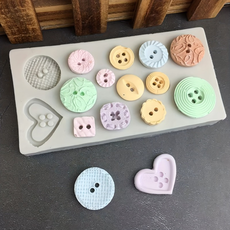 Düğme Şekilli Silikon Kalıp Sa - Candle Making Items incelemesi ve fiyatı