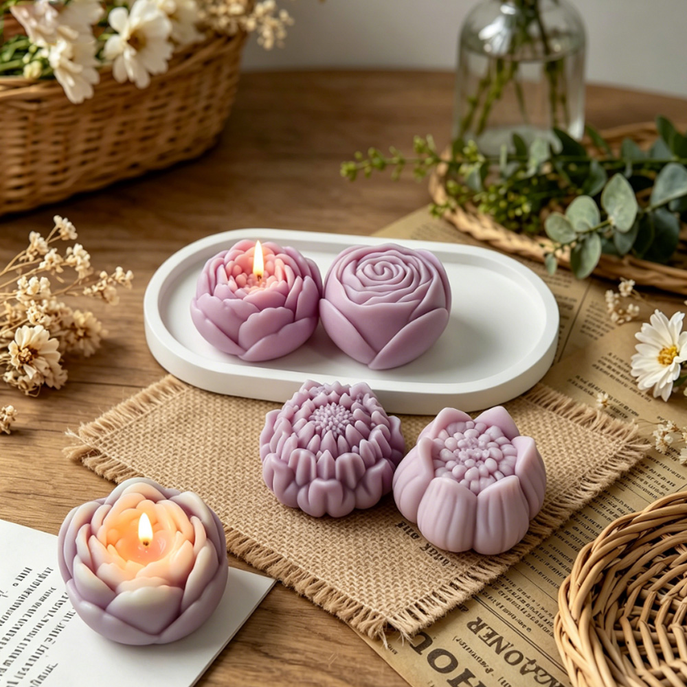3D Çiçek Silikon Kalıp Şakayık - Candle Making Reno incelemesi ve fiyatı