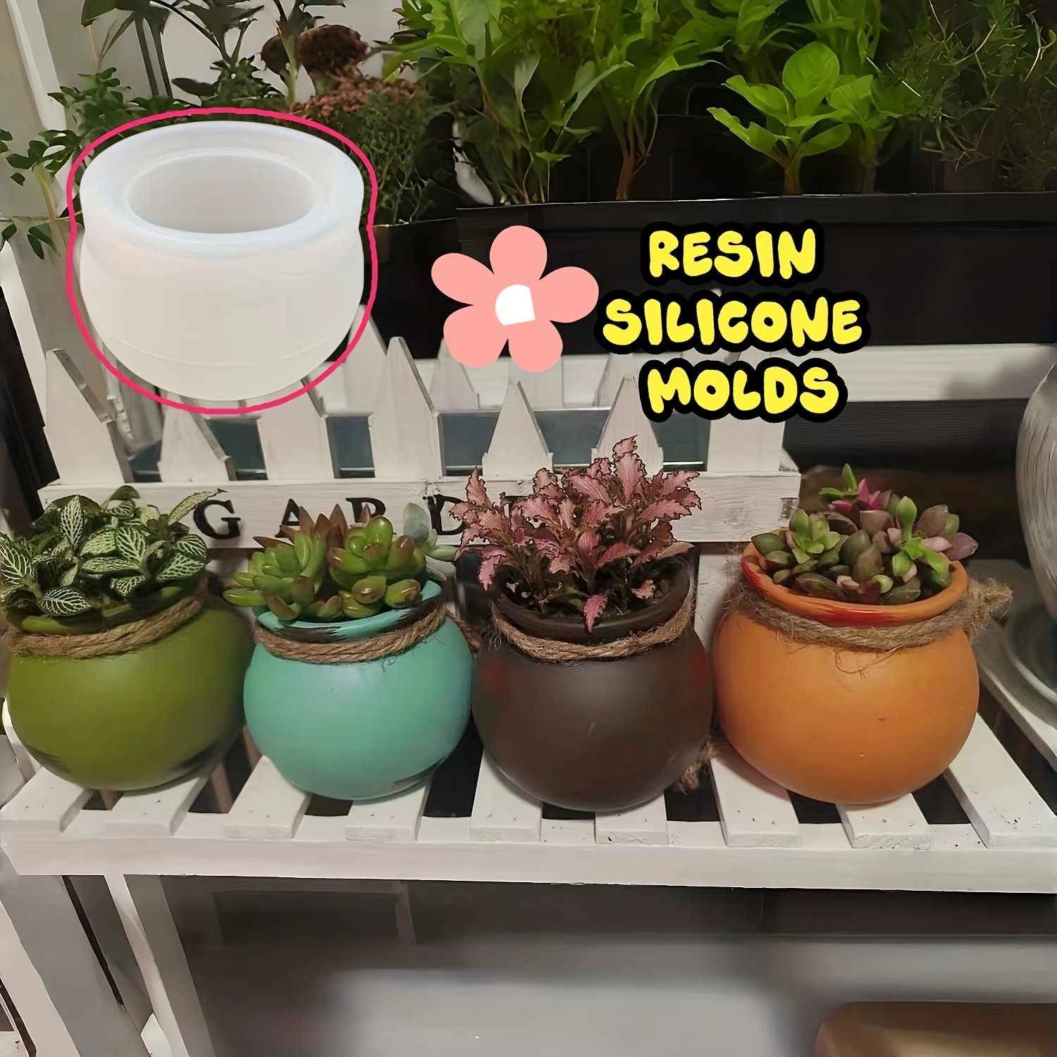 Silikon Saksı Kalıpları, Reçin - Candle Making Items incelemesi ve fiyatı