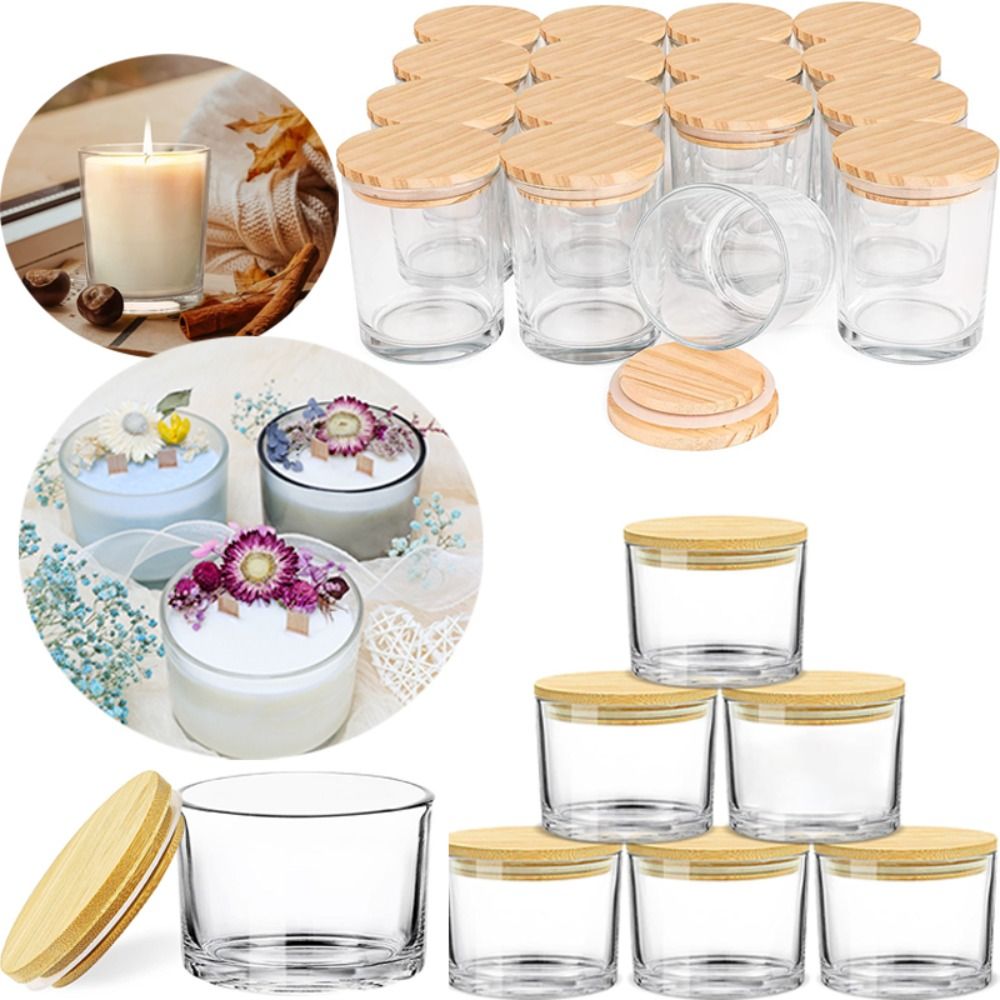 Şeffaf Cam Mum Kavanozları Küç - Candle Making Glass Jars incelemesi ve fiyatı