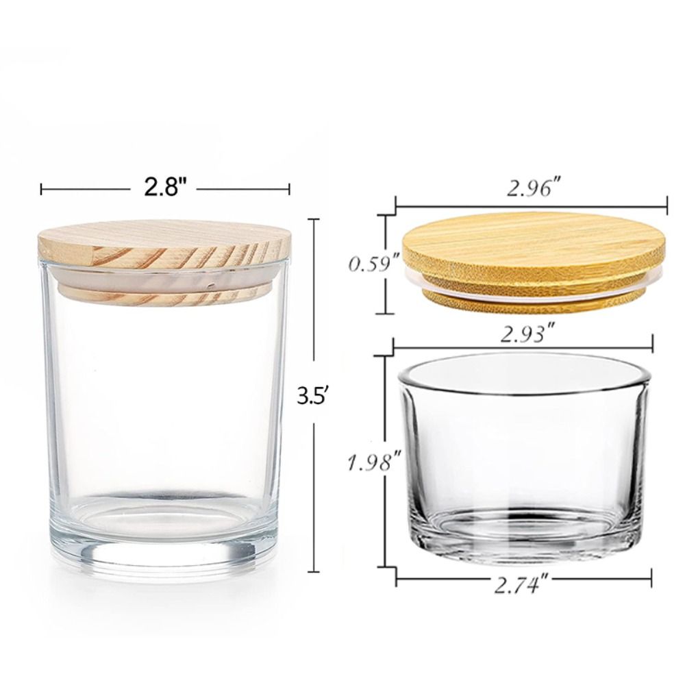 Şeffaf Cam Mum Kavanozları Küç - Candle Making Glass Jars incelemesi ve fiyatı