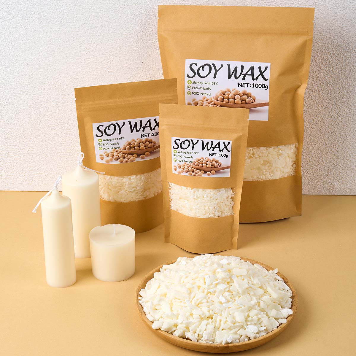1 Pound Saf Beyaz Soya Balmumu - Candle Making Easy incelemesi ve fiyatı
