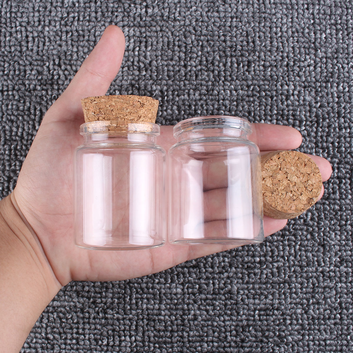 2 adet/grup 50ml 60ml 80ml 100 - Candle Making Glass Jars incelemesi ve fiyatı