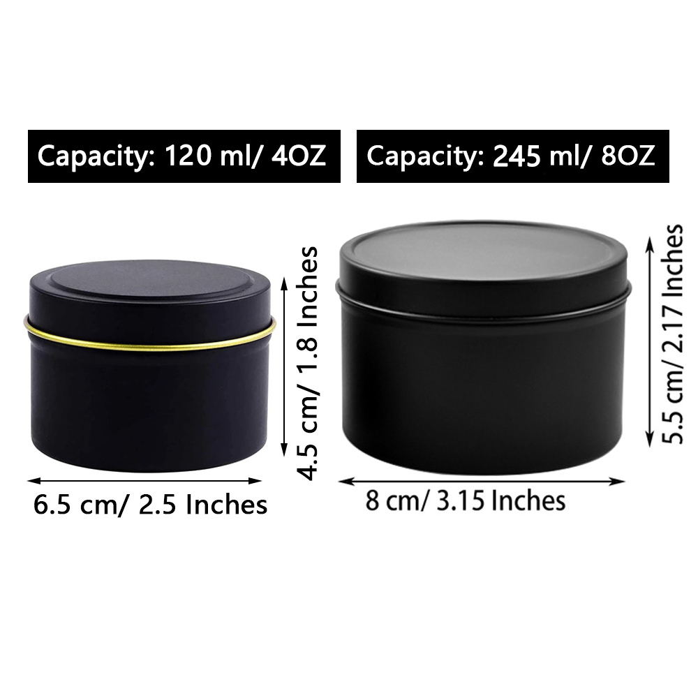 4oz/8oz Mum Kutuları Kapaklı,  - Candle Making Glass Jars incelemesi ve fiyatı