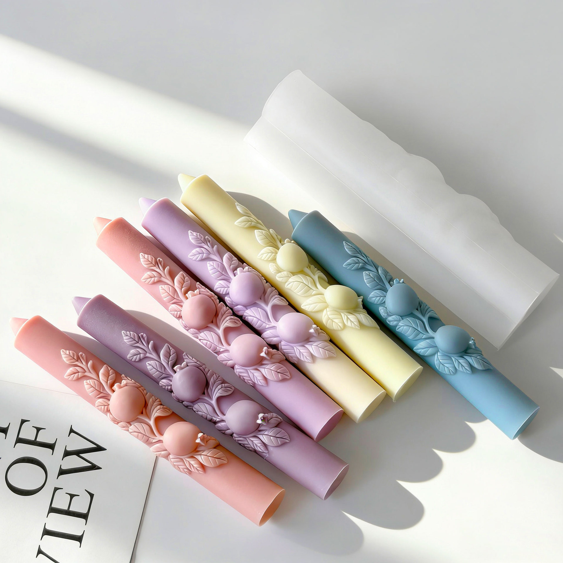DIY Nar Desenli Uzun Çubuk Sil - Candle Making Reno incelemesi ve fiyatı