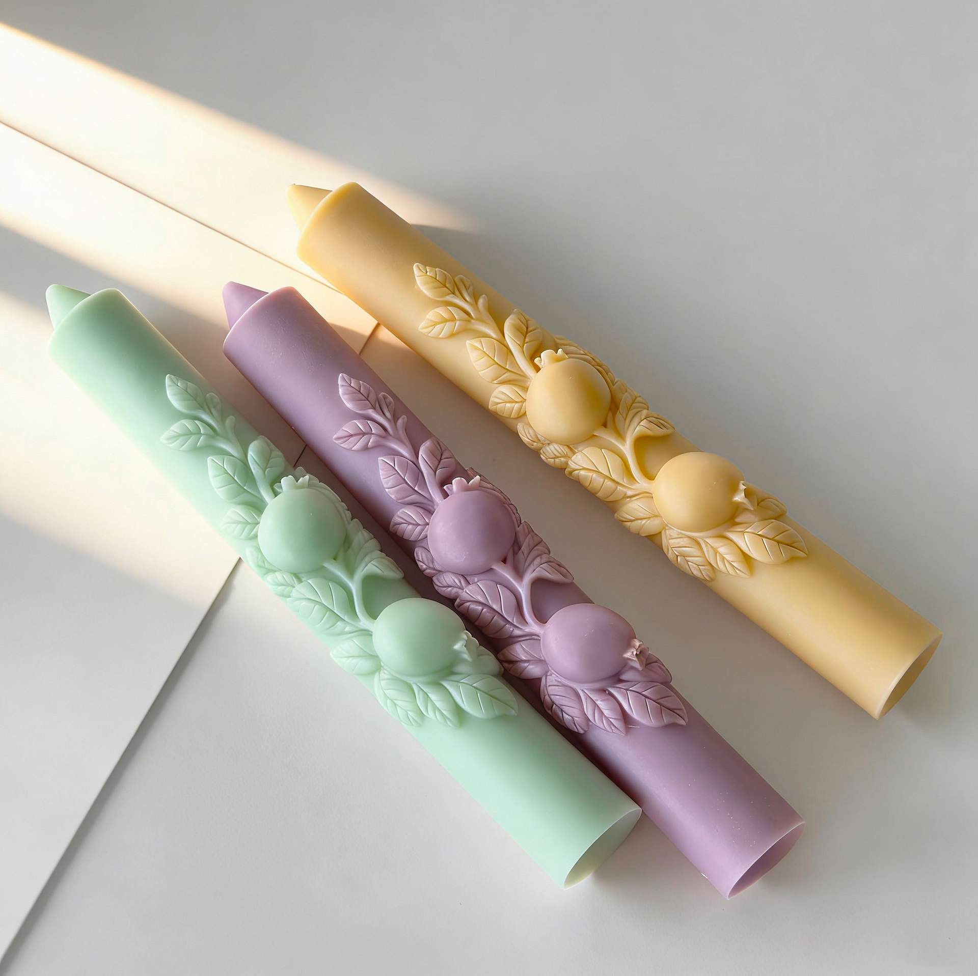 DIY Nar Desenli Uzun Çubuk Sil - Candle Making Reno incelemesi ve fiyatı